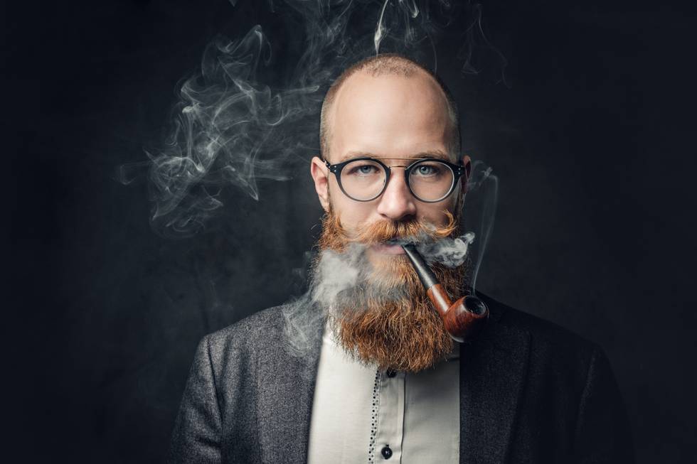 Rauchen, Bart, Genuss, hygge Rauchen, Bart, Genuss, hygge